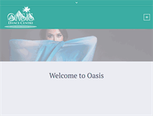 Tablet Screenshot of oasis-dance-centre.com